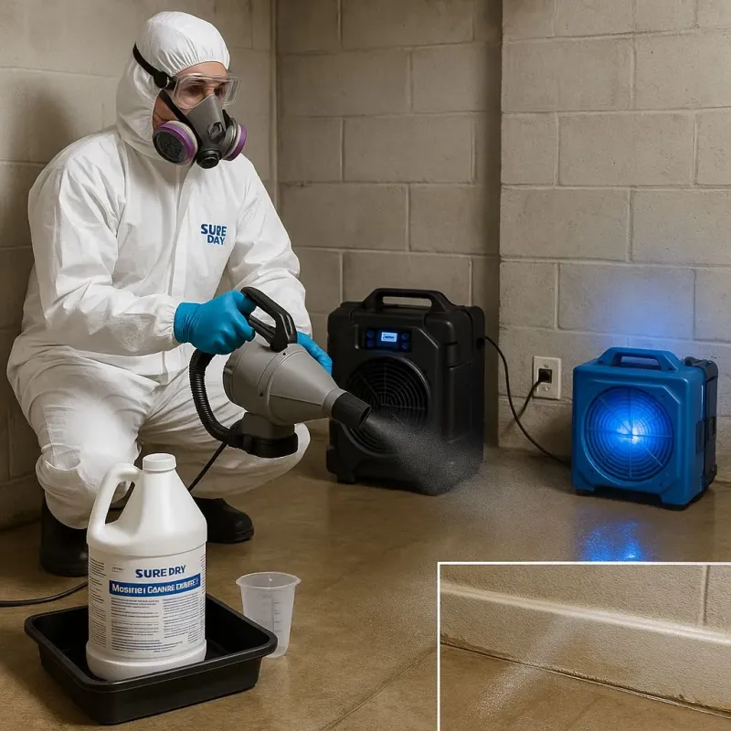 Sanitization and Odor Removal process in Arlington, MD